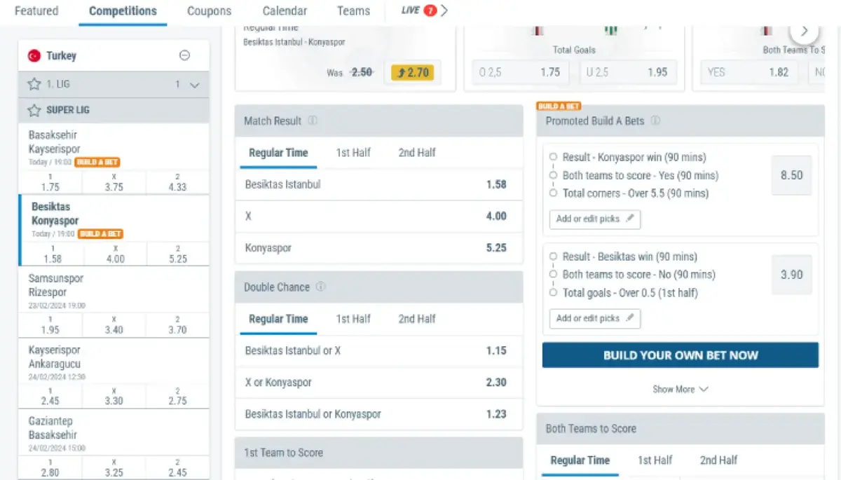 Sportingbet Képernyőkép 1